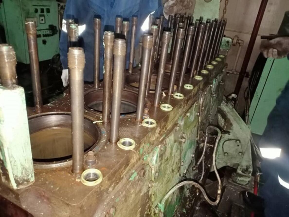 Wartsila SACM 6LUD25 Renew Crankshaft  part 01