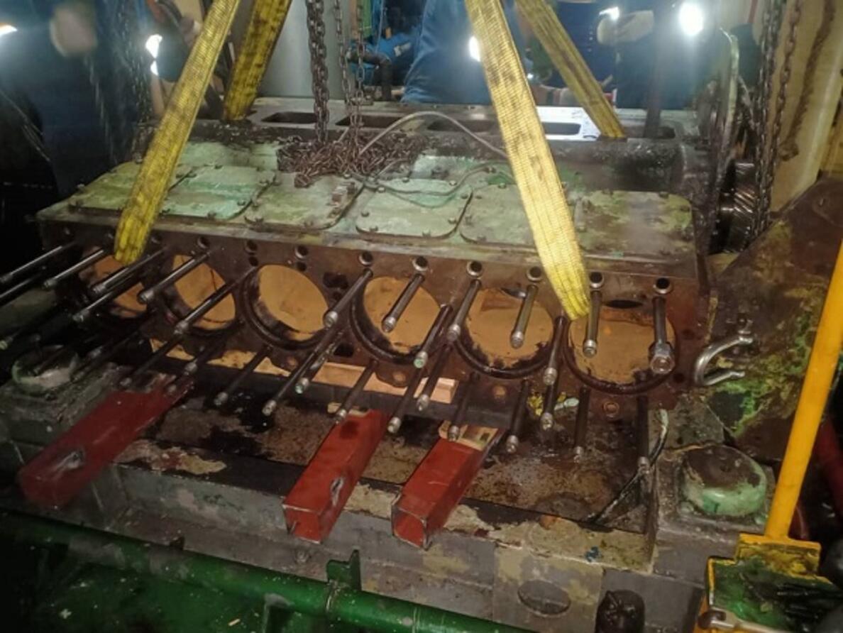 Wartsila SACM 6LUD25 Renew Crankshaft  part 01
