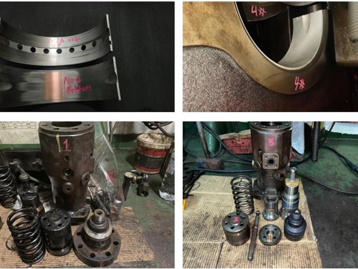 In-situ overhaul Yanmar 330EN @ anchorage, Melaka