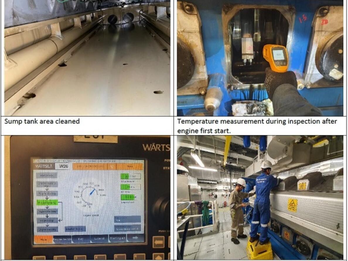 Wartsila 12V 26 (DG #5) 12K Routine Maintenance Part 02