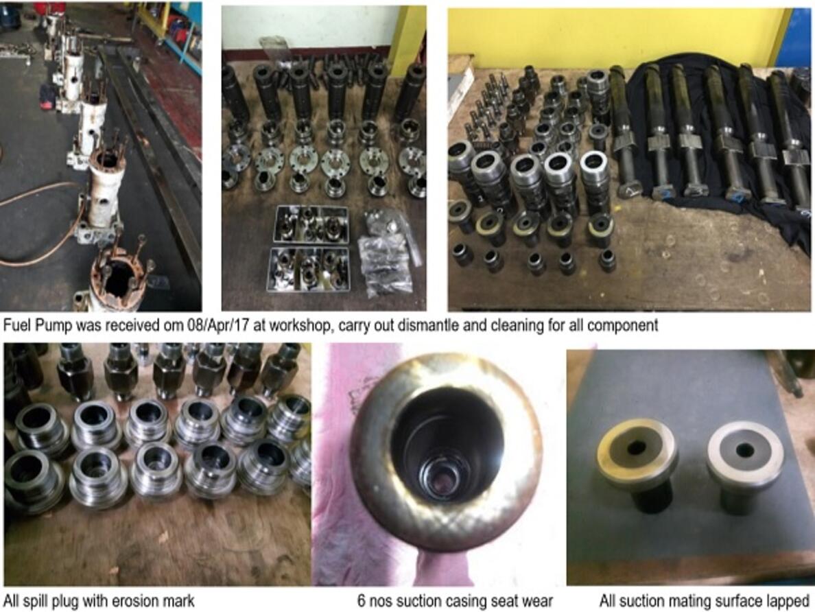 MAN B&W 6S50MC Fuel Pump Overhaul
