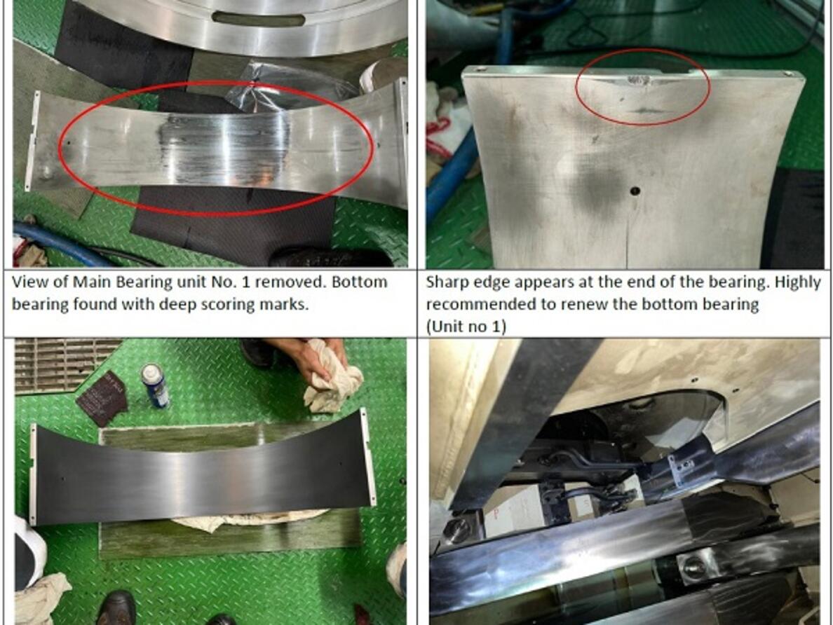 MAN B&W 6G50ME-B9.5 Unit Overhaul & Bearing Survey