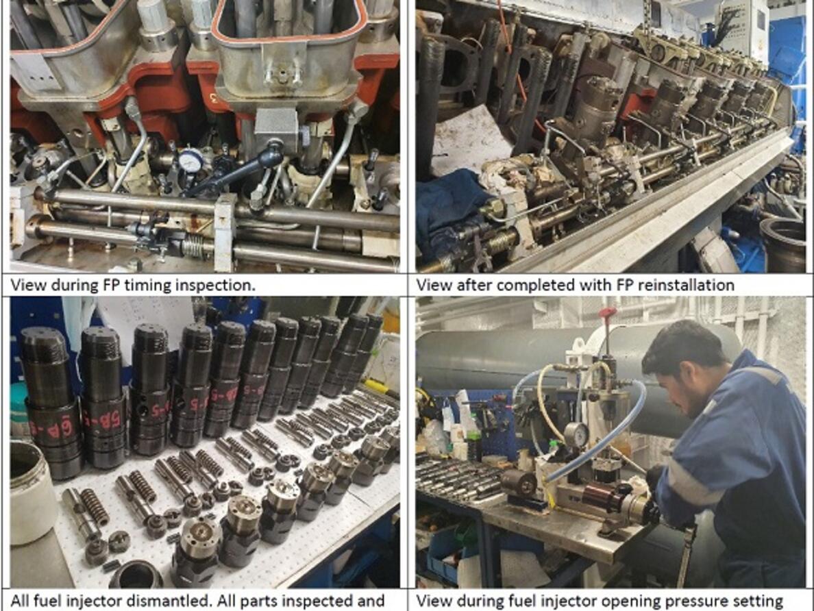Wartsila 12V 26 (DG #5) 12K Routine Maintenance Part 02