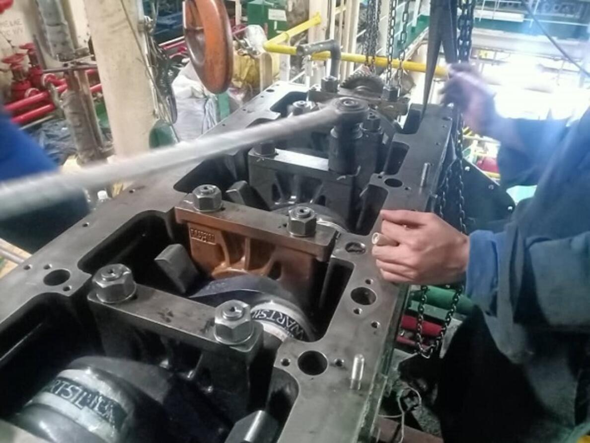 Wartsila SACM 6LUD25 Renew Crankshaft  part 02