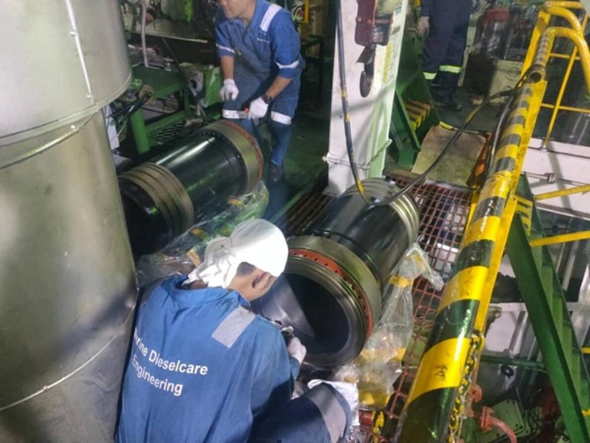 Yanmar 6N330EN Major Overhaul Part 1