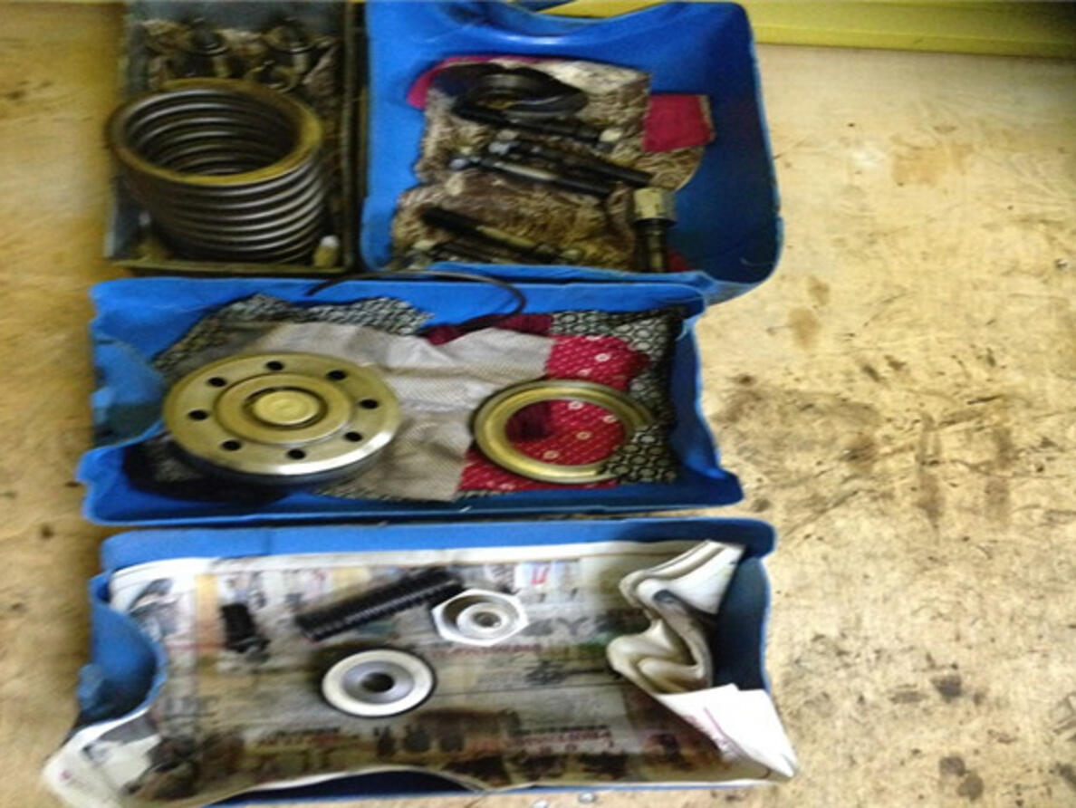 Mitsubishi 7UEC50 Fuel Pump Overhaul
