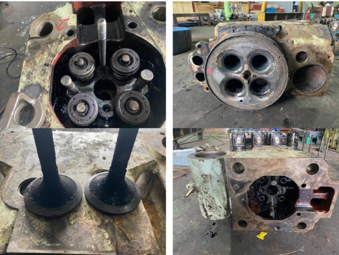 Hyundai Himsen 7H2132 Engine Overhaul Part 02
