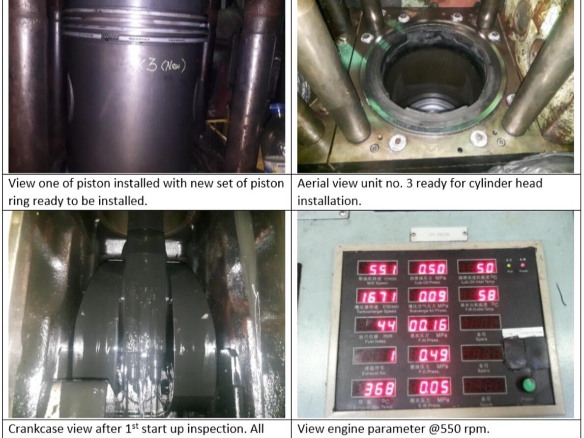 Yanmar 6N330EN Engine Overhaul