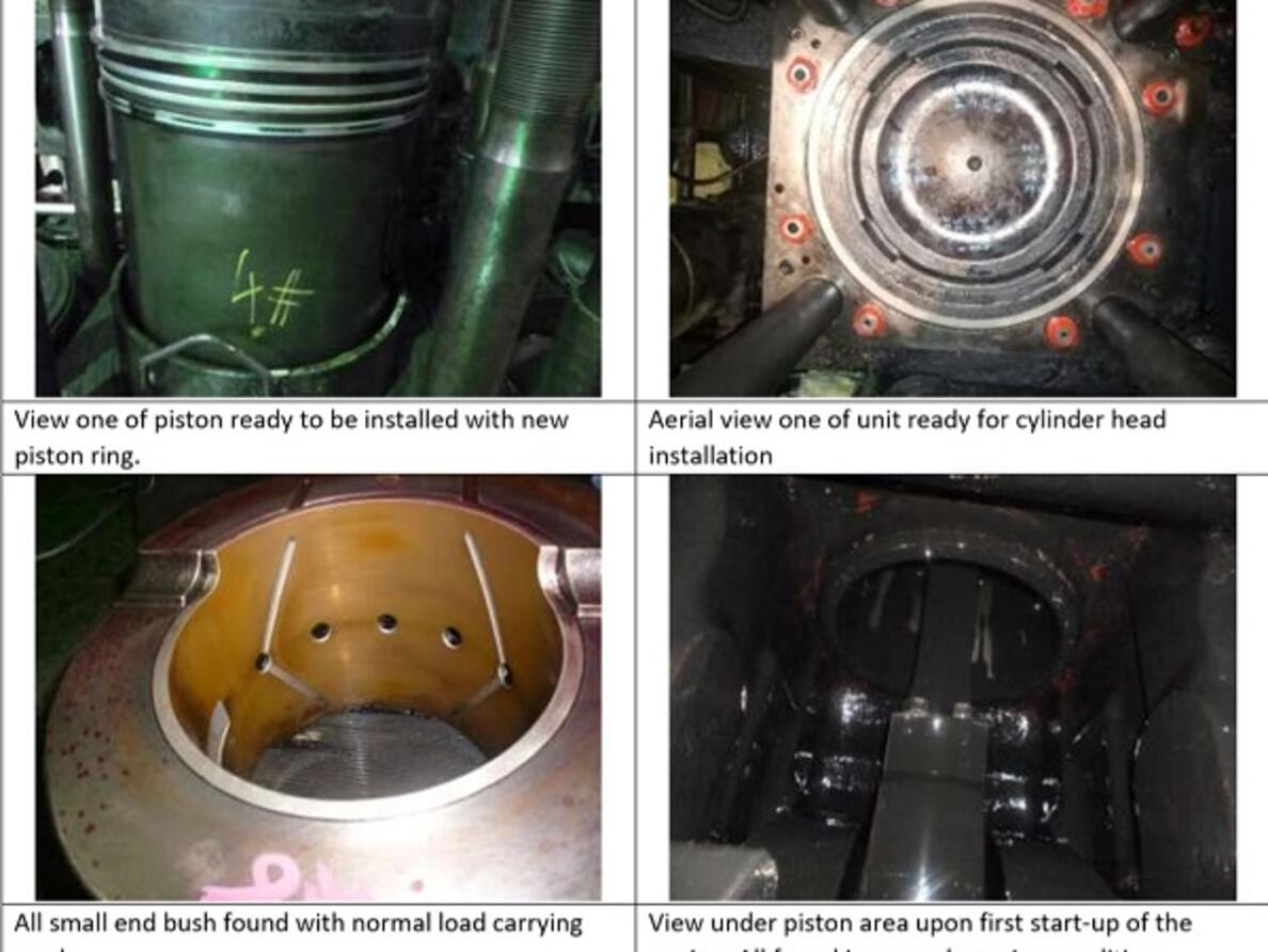 Yanmar 6N330EN Engine overhaul