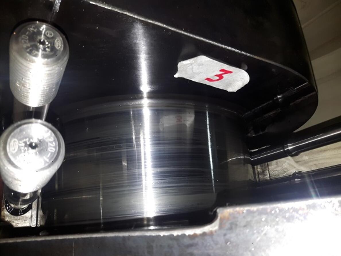 MAN B&W35MC Main Bearing & Thrust Pad Survey