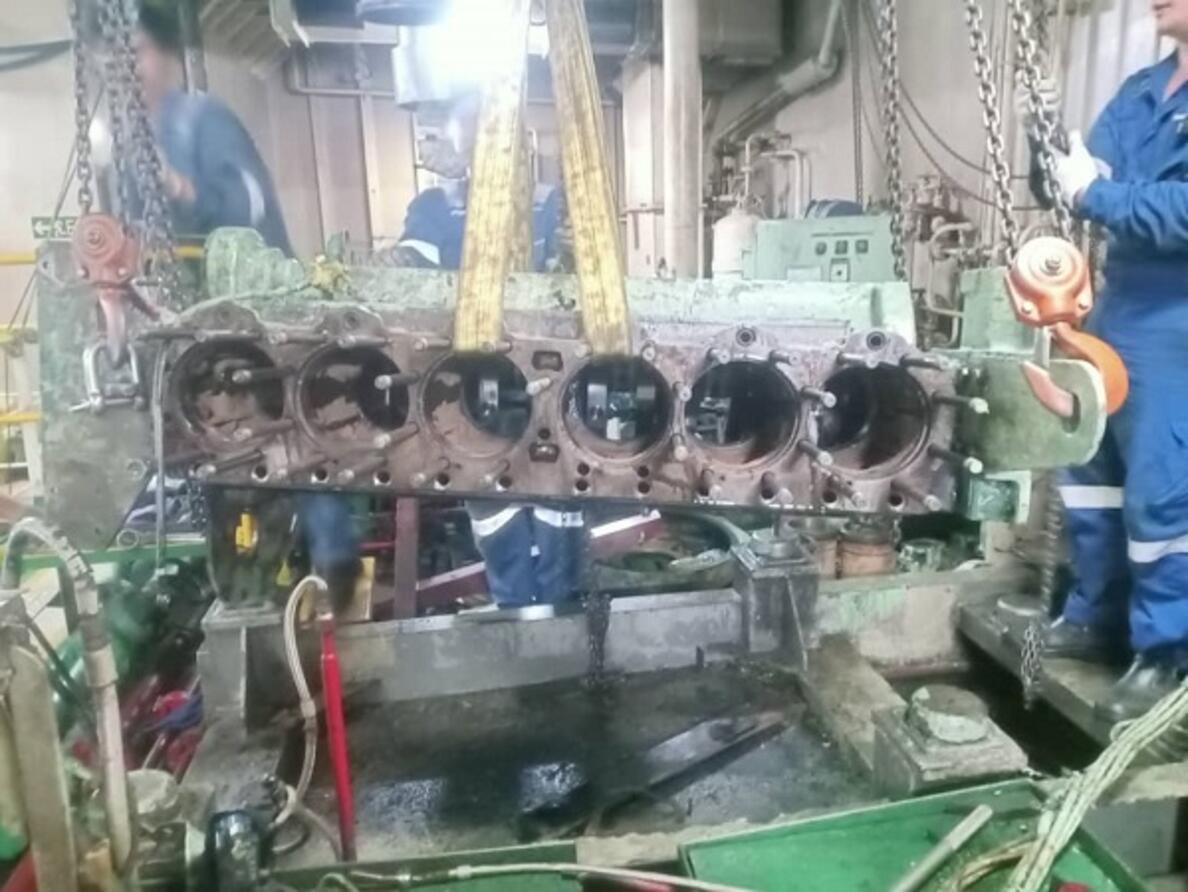 Wartsila SACM 6LUD25 Renew Crankshaft  part 02