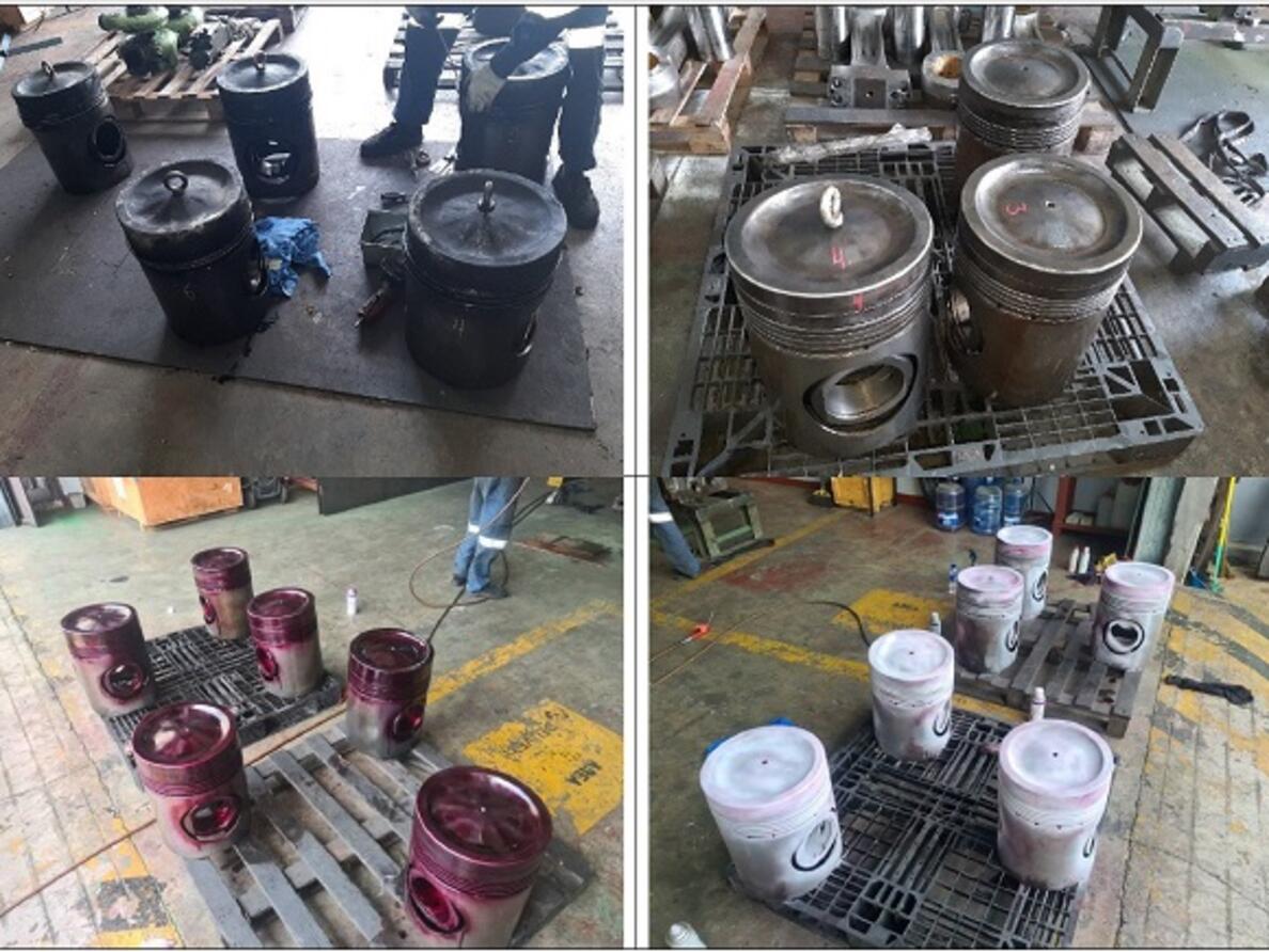 Yanmar 6N330EN Major Overhaul Part 2 (Workshop)
