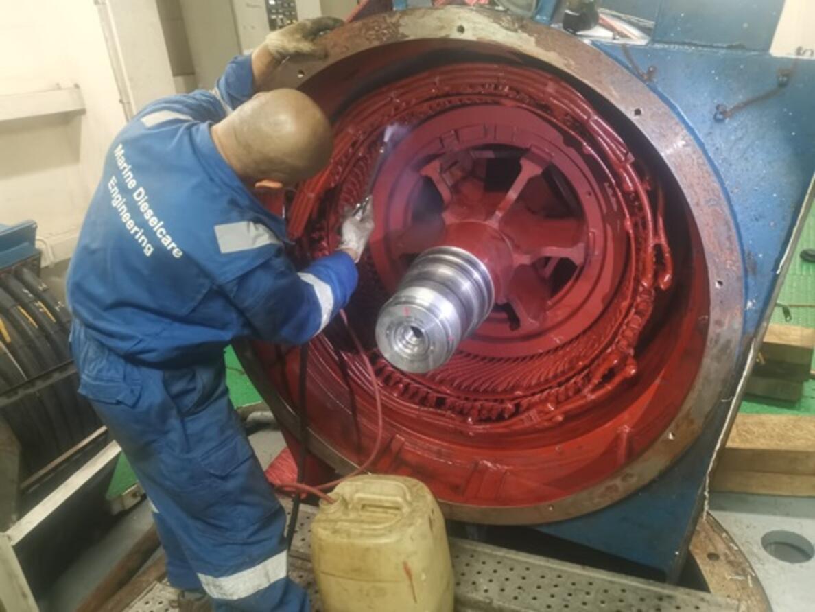 Thruster Motor Bearing Renew & Overhaul