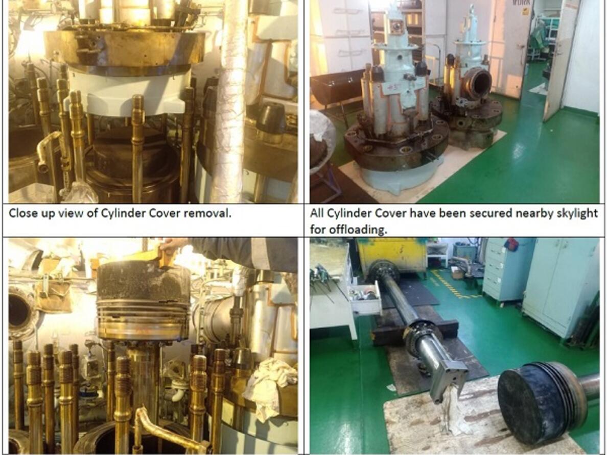 MAN B&W 6G50ME-B9.5 Unit Overhaul & Bearing Survey