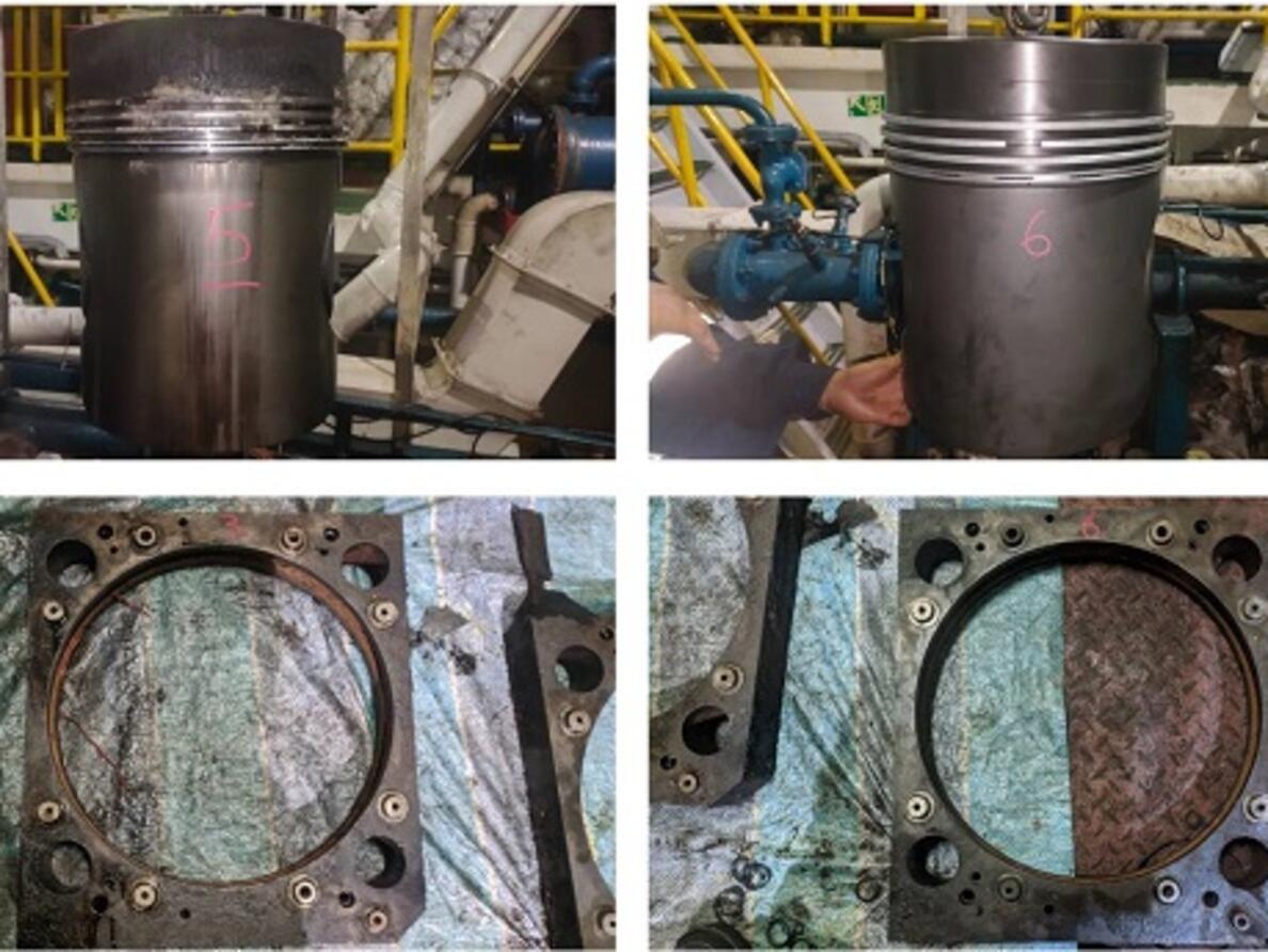 In-situ overhaul Yanmar 330EN @ anchorage, Melaka