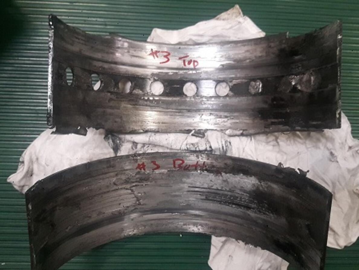 Yanmar 330EN Crankshaft Inspection
