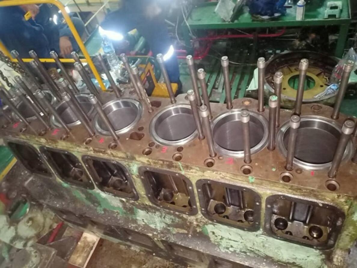 Wartsila SACM 6LUD25 Renew Crankshaft  part 03