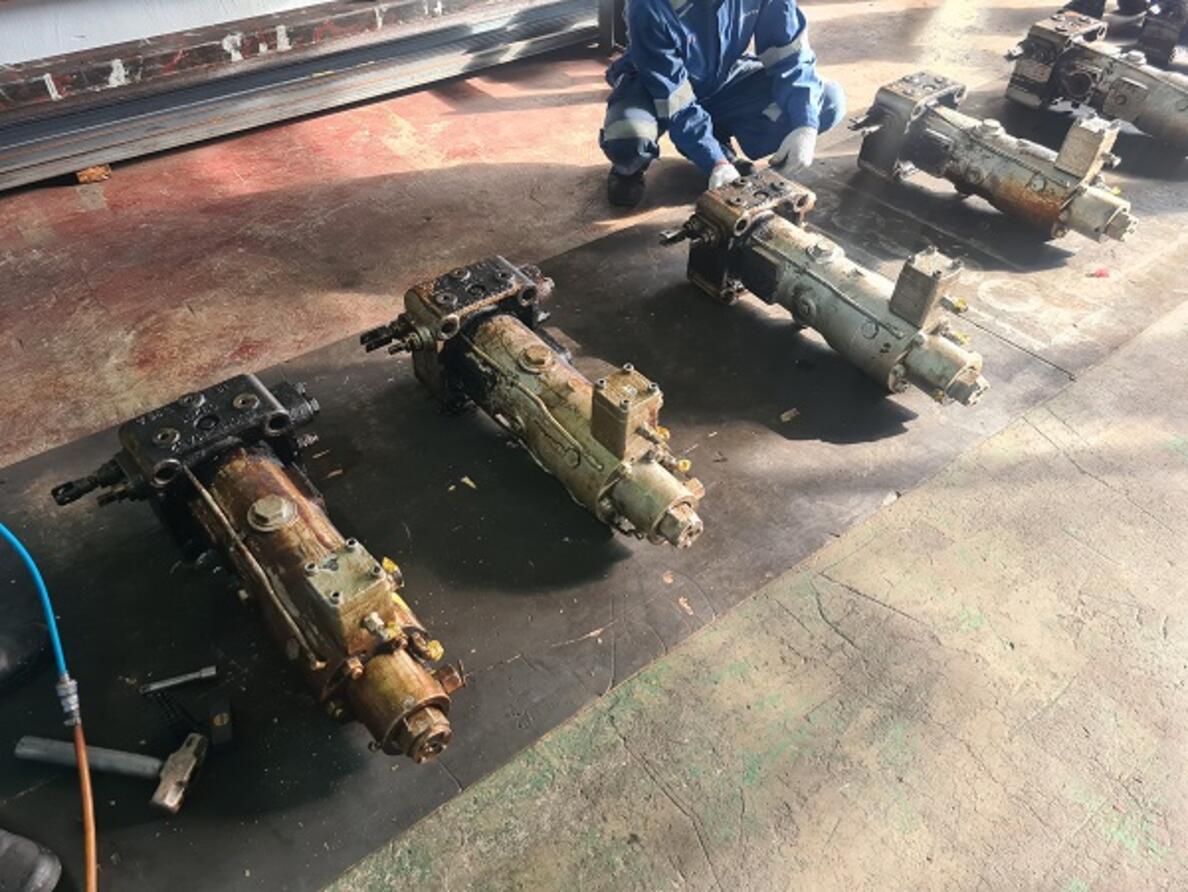 MAN 50MC Fuel Pump Overhaul @ Workshop