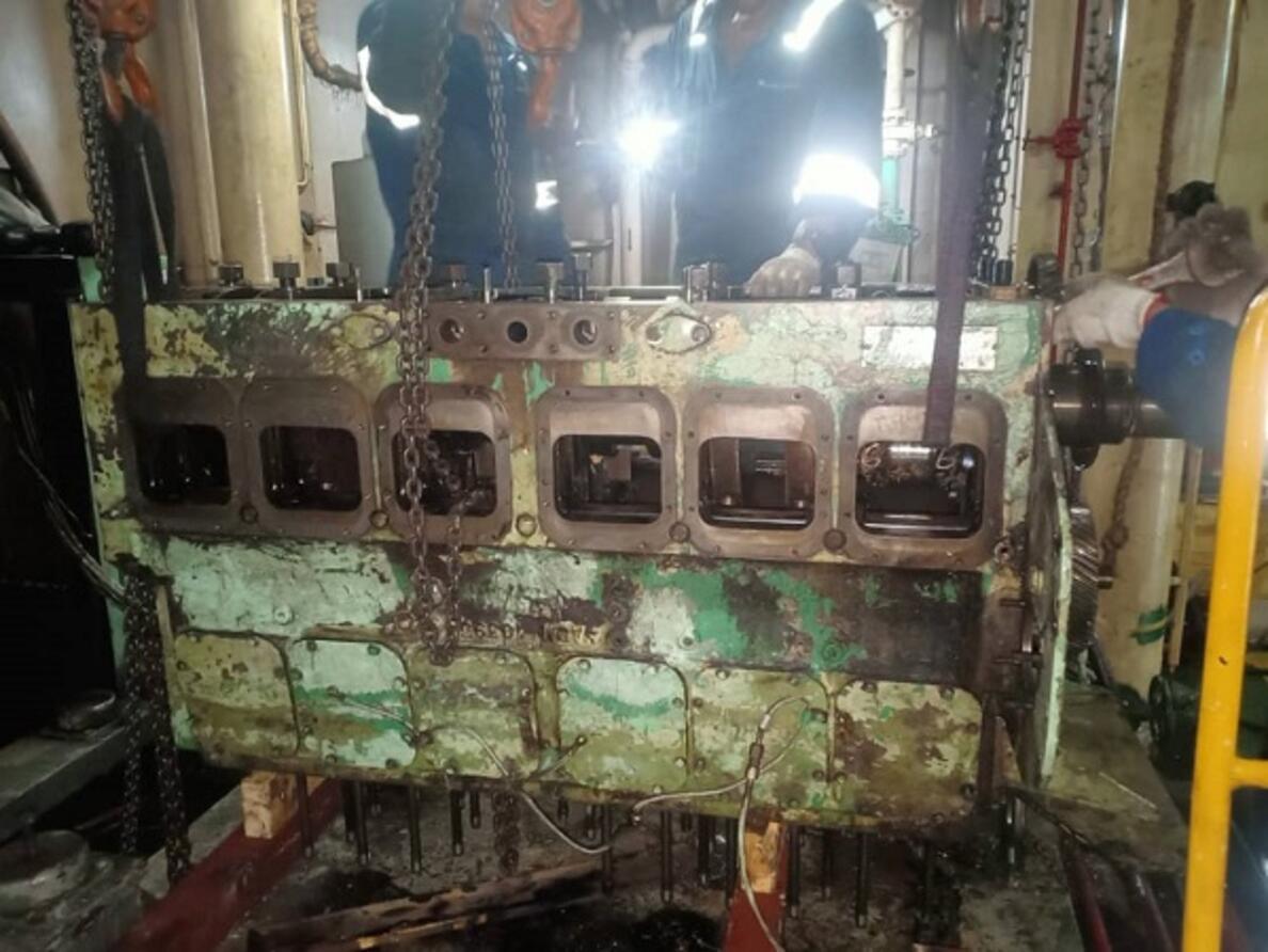 Wartsila SACM 6LUD25 Renew Crankshaft  part 02