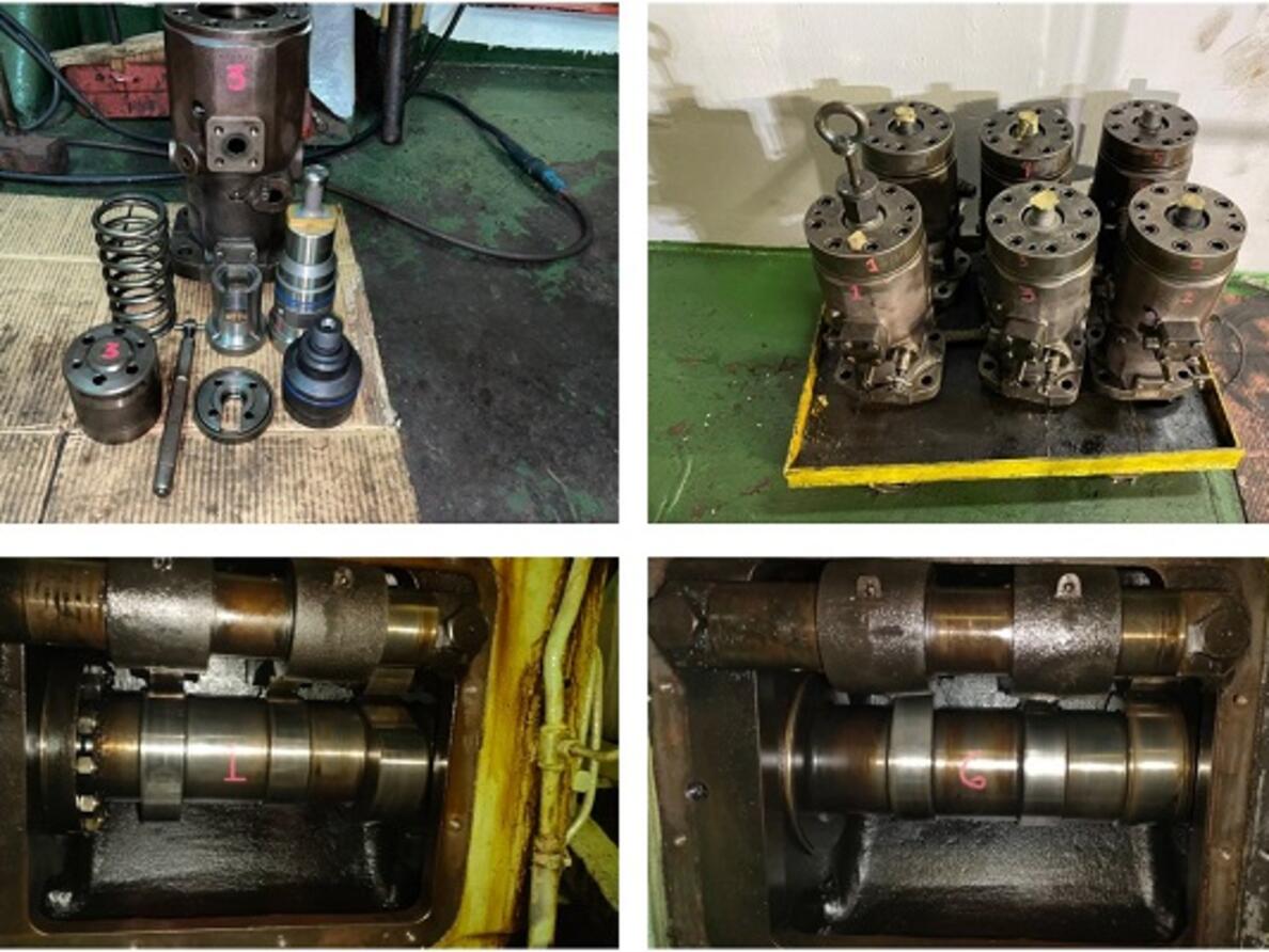 In-situ overhaul Yanmar 330EN @ anchorage, Melaka