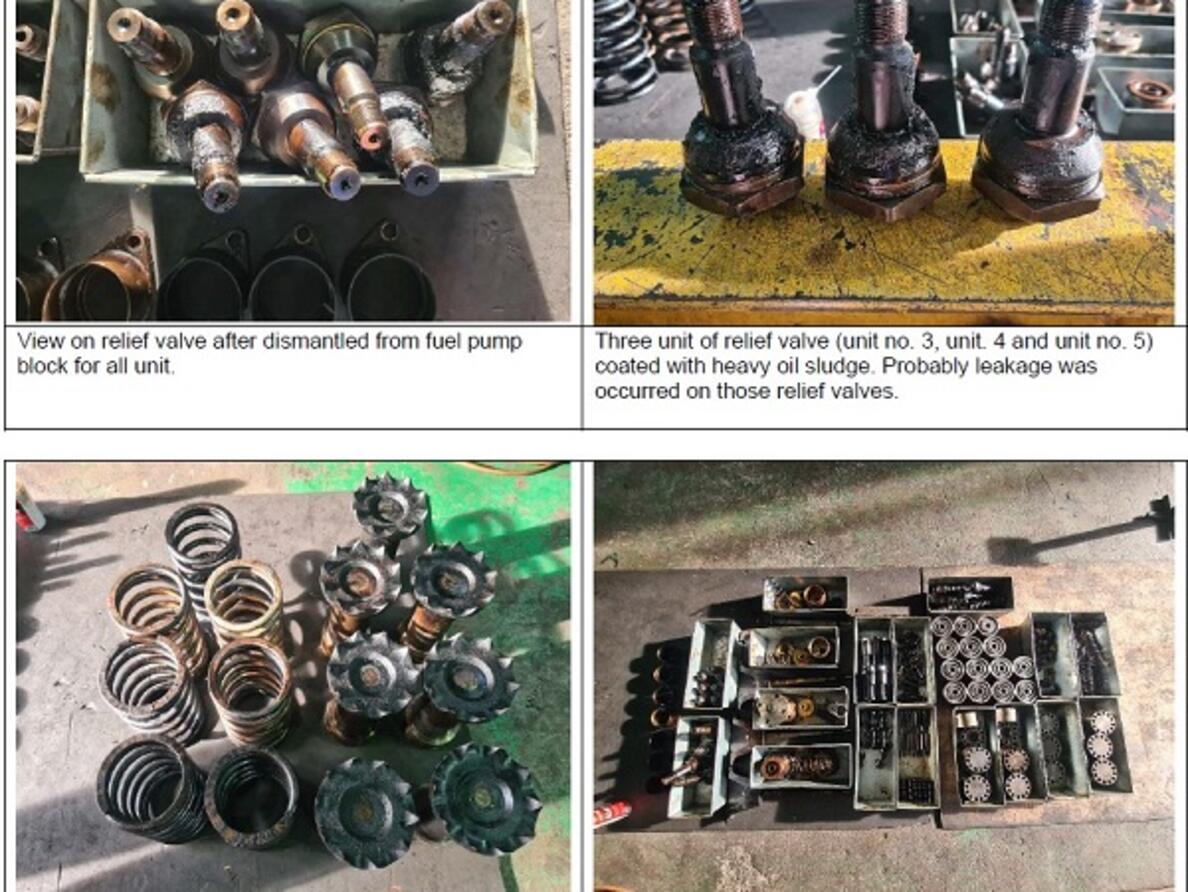 Sulzer 7RTA62 U-B Fuel Pump Block Overhaul